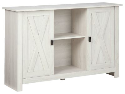 Turnley – Distressed White – Accent Cabinet A4000326