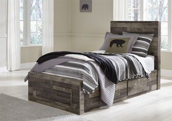 Derekson – Multi Gray – Twin/Full Under Bed Storage B200-50