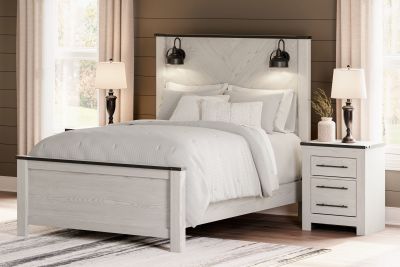 Schoenberg – White – Queen Panel Bed B1446/157/154/196