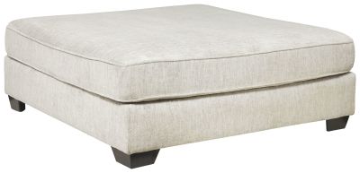 Rawcliffe – Parchment – Oversized Accent Ottoman 1960408