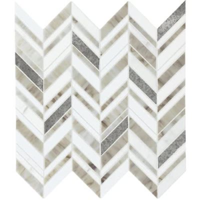 American Olean Stone Theory Geo Chevron ST89-GeoChev