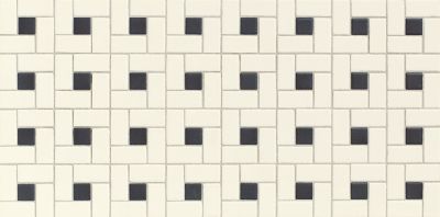 American Olean Unglazed Mosaics Biscuit / Black Dot NGLZDMSCS_BSCT/BLCKDTWNDMLL