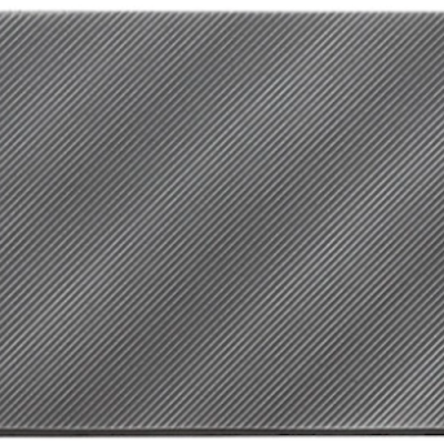 American Olean Refined Metals Gunmetal – Linear Wave Gloss – 4×8 RM53-L-48