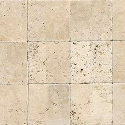 American Olean Travertine Ivory Classico Square-4×12 TRA-SQ-4X12-BE10