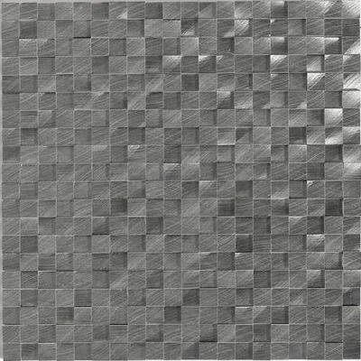 Daltile Structure Gunmetal 1/2 x 1/2 3D Cube ST721212HLMS1P