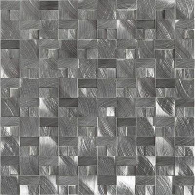 Daltile Structure Gunmetal 1 x 1 3D Block ST7211HLMS1P