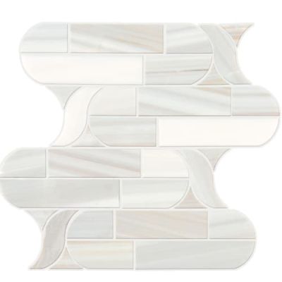 Daltile Pietra Divina Mosaic Calacatta Dolomiti Cupola M079-CUP