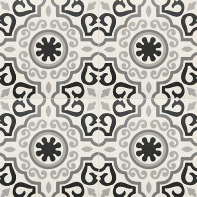 Daltile Memoir Deco Crystal Black ME25