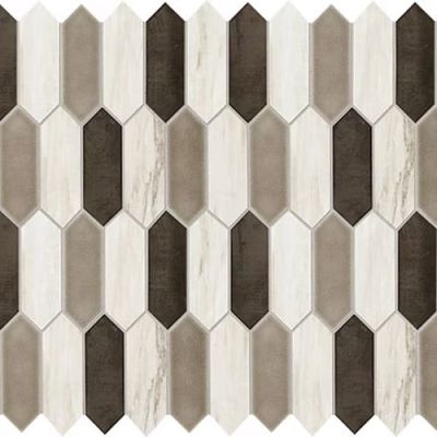 Daltile Fonte Deco Pier White Blend Picket DA43