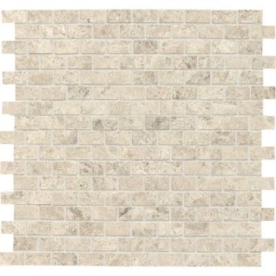 Daltile Limestone Collection Deco Arctic Gray .5×1 Brick Joint Polished L757-51POL