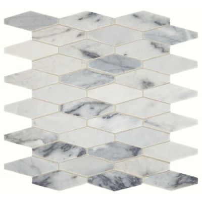 Daltile Sublimity™ Deco Cirrus Storm Elongated Hex M018-1112HONELOHEX