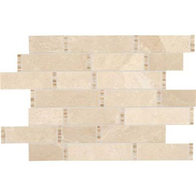 Daltile Marble Collection Deco Meili Sand Random Linear M106-1812