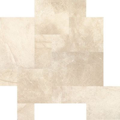 Daltile Marble Collection Deco Phaedra Cream Versailles Pattern 8×16 M107-816