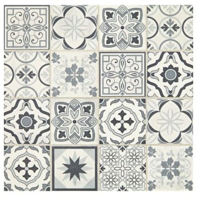 Daltile Sublimity™ Deco Power Sequence Encaustic SB60-1111HON