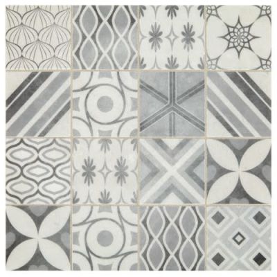Daltile Sublimity™ Deco Breath Sequence Encaustic SB61-1111HON