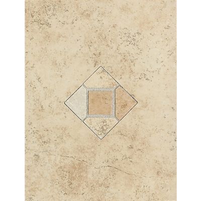 Daltile Brixton Sand Wall Accent with Insert 9″ x 12″ BX02912DECO1P