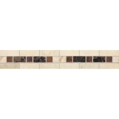 Daltile Fashion Accents Burnished Honed Dark 2 x 12 Decorative Accent FA09212DECOA1P