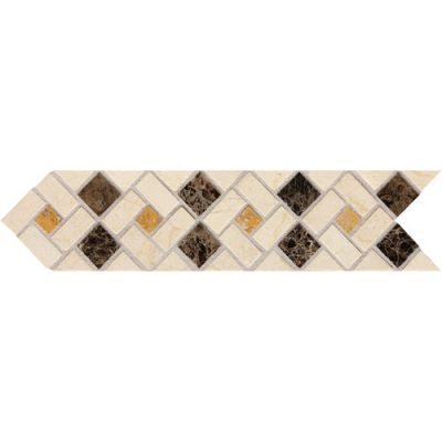 Daltile Fashion Accents Pinwheel 3 x 12 Decorative Accent FA73312DECO1P