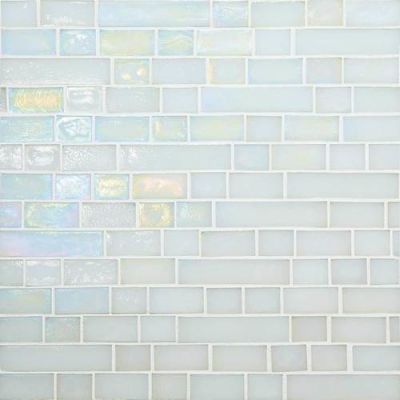 Daltile Glass Horizons Waves Random Linear Mosaic GH0134RANDPM1P