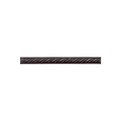 Daltile Ion Metals Oil Rubbed Bronze Rope Liner 1/2 x 6 IM031/26RP1P