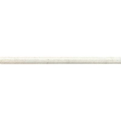 Daltile Marble Collection White Cliffs Pencil Rail M105112PR1L