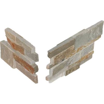 Daltile Stacked Stone Shanghai Rust (Stacked Stone Corner) S349CORNER1T