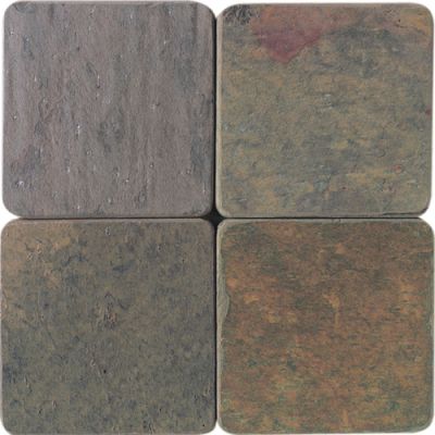 Daltile Slate Collection Indian Multicolor (Tumbled) TS70441P