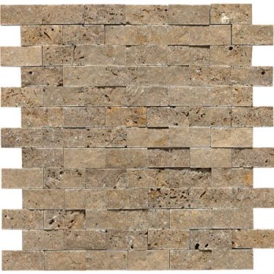 Daltile Travertine Collection Deco Noce Brick Joint T311-12