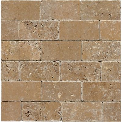 Daltile Travertine Collection Field Tile Noce 3×6 Textured T311-36