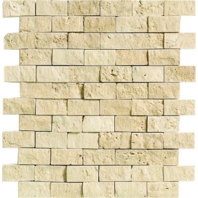 Daltile Travertine Collection Deco Torreon Brick Joint T711-12
