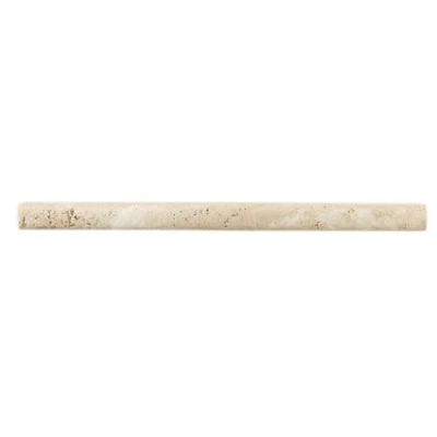 Daltile Travertine Collection Deco Mediterranean Ivory Decorative .75×12 T730-7512HON