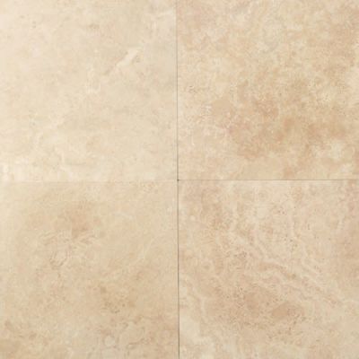 Daltile Travertine Collection Field Tile Mediterranean Ivory 16×16 Textured T730-1616