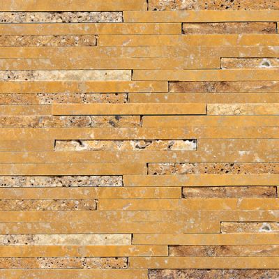 Daltile Travertine Collection Sienna Gold (3/8″ Random Polished, Honed, and Split Face) T73138RANDMS1P