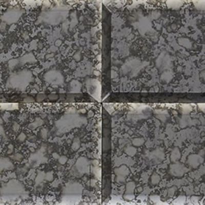 Daltile Lavaliere Deco Black Antique Mirror Straight Joint LV19