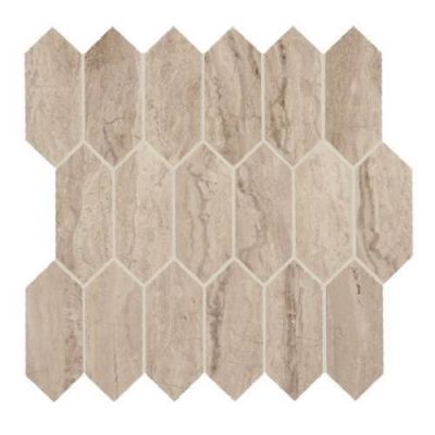 Daltile Marble Attache Mosaic Travertine – Hexagon MA85-HEX