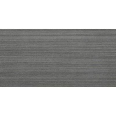 Daltile Fabric Art Field Tile Modern Linear Dark Gray 12×24 ML6412241PK