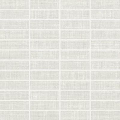 Daltile Fabric Art Modern Textile White 1×3 MT5013SWATCH