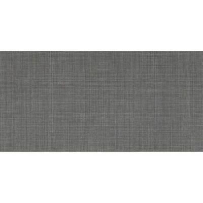 Daltile Fabric Art Field Tile Modern Textile Dark Gray 12×24 MT5412241PK
