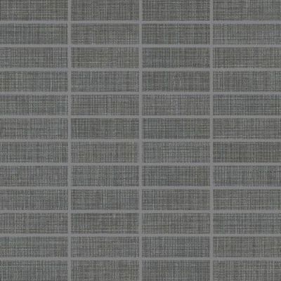 Daltile Fabric Art Modern Textile Dark Gray 1×3 MT5413SWATCH