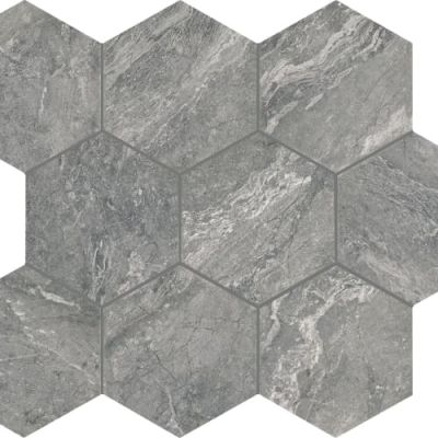 Daltile Perpetuo Eternal Grey Hexagon 8 PT23HEX8