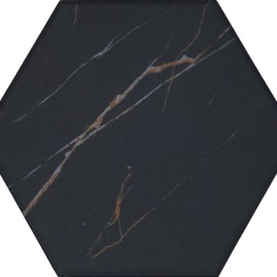 Daltile Perpetuo Infinite Black Hexagon 1.5 PT24HEX15