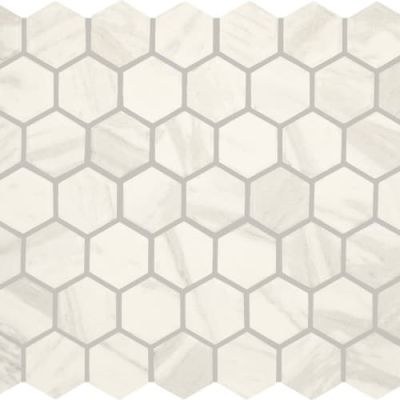 Daltile Perpetuo Timeless White Hexagon 1.5 PT20HEX15