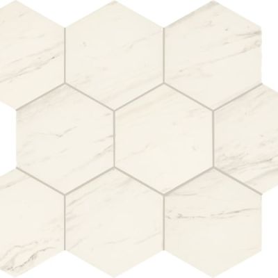 Daltile Perpetuo Timeless White Hexagon 8 PT20HEX8