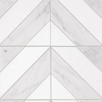 Daltile Perfit Mosaix Mosaic Saran White & Thassos Dash PT33