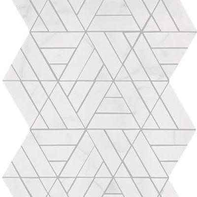 Daltile Perfit Mosaix Mosaic Saran White Trifecta PT34