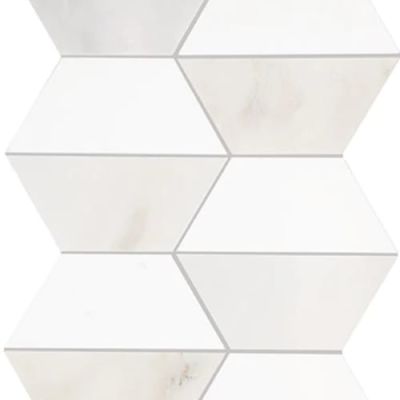 Daltile Perfit Mosaix Mosaic Paradise & Thassos Half Hex PT42