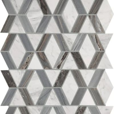 Daltile Perfit Mosaix Mosaic Ashen Palissandro & Carrara Wh Hinge PT45