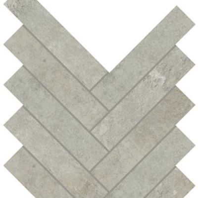 Daltile Rekindle Mosaic Light Grey Herringbone RK12HER