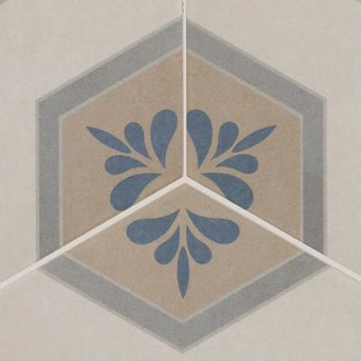 Daltile Scrapbook Mosaic Quilt Hexagon SB36HEX