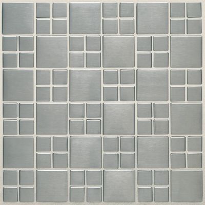 Daltile Metallica Brushed Stainless Steel SS50SQUCMST